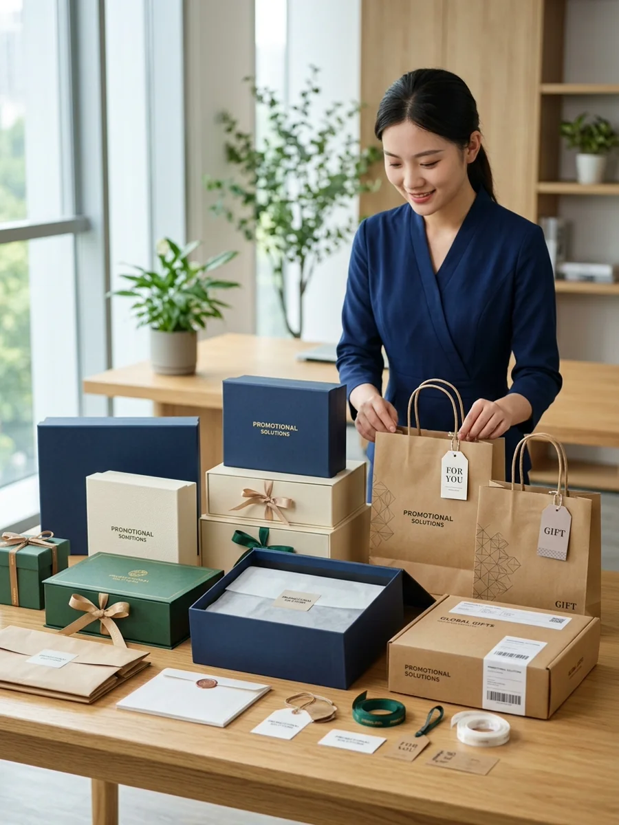 Rigid gift box showcase