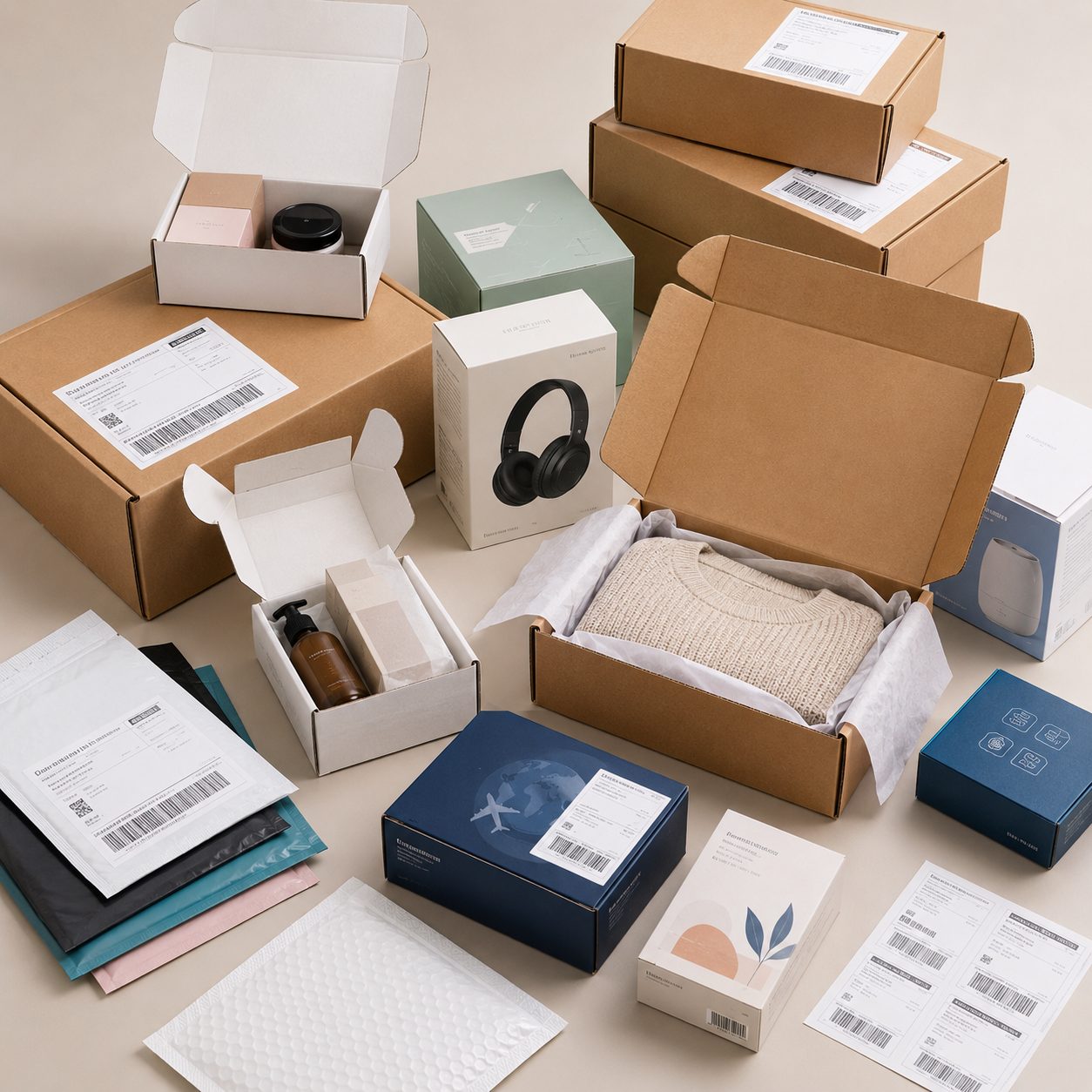 Cross border e-commerce packaging