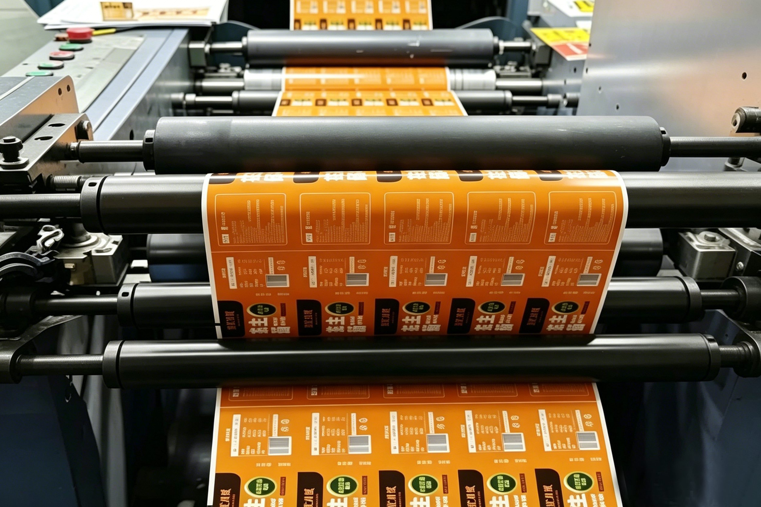 Label printing machine