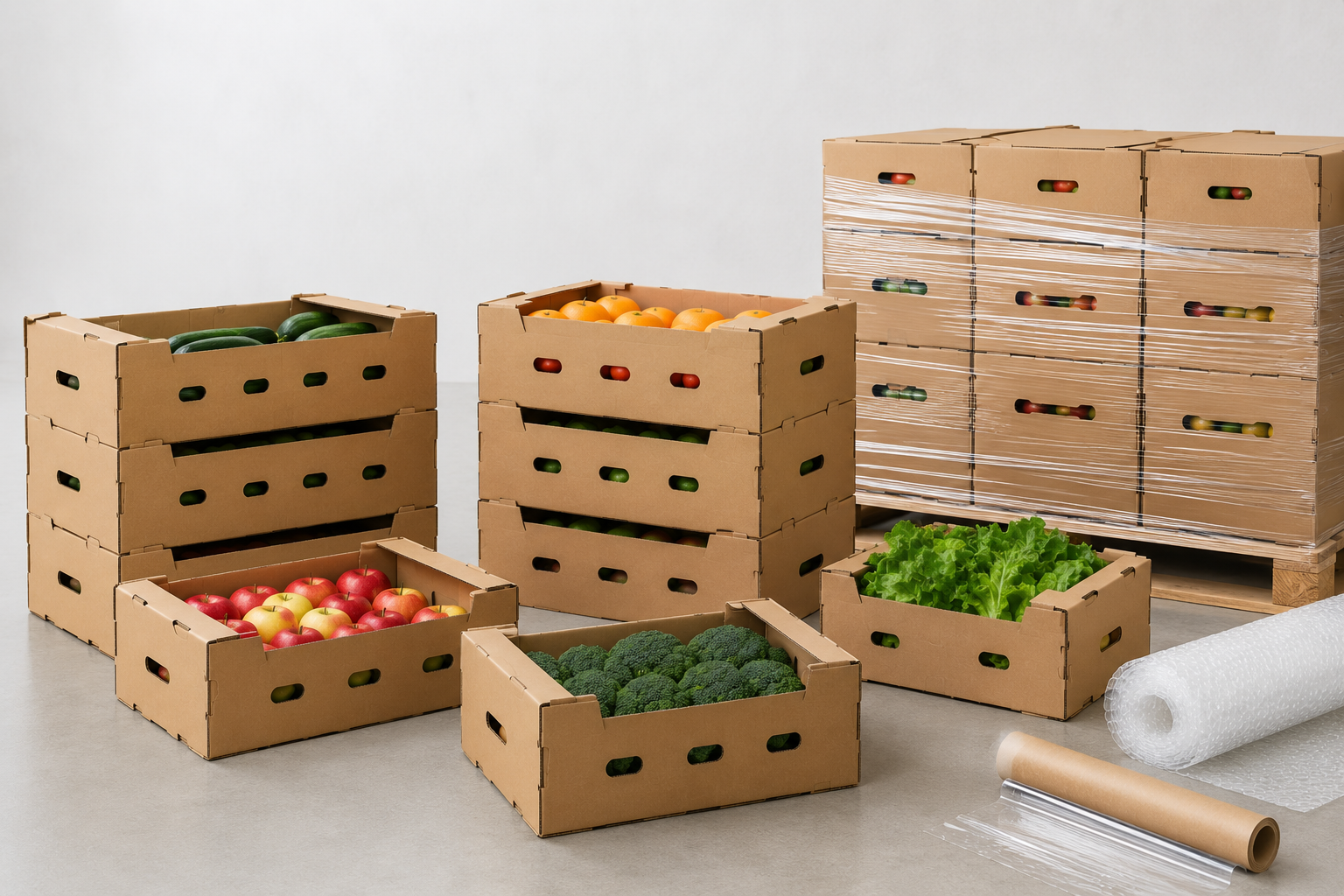 Produce outer packaging application detail